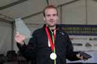 Frank Tickner winner of the senior mens McCain World Cross Country Trials and Inter Counties.